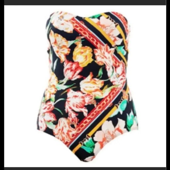 Jets Jessika Allen Australia Galleria size 8 Bandeau strapless women swimsuit - Picture 9 of 15